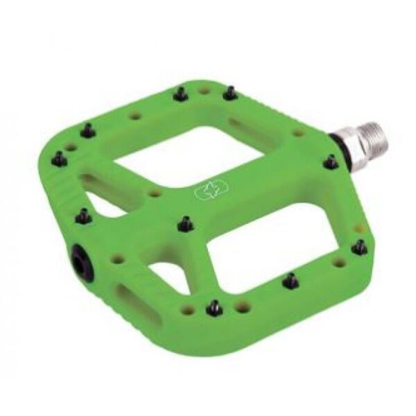 OXC OXFORD Loam 20 Flat Pedals grønn nylon Sykkelopplevelser AS 1
