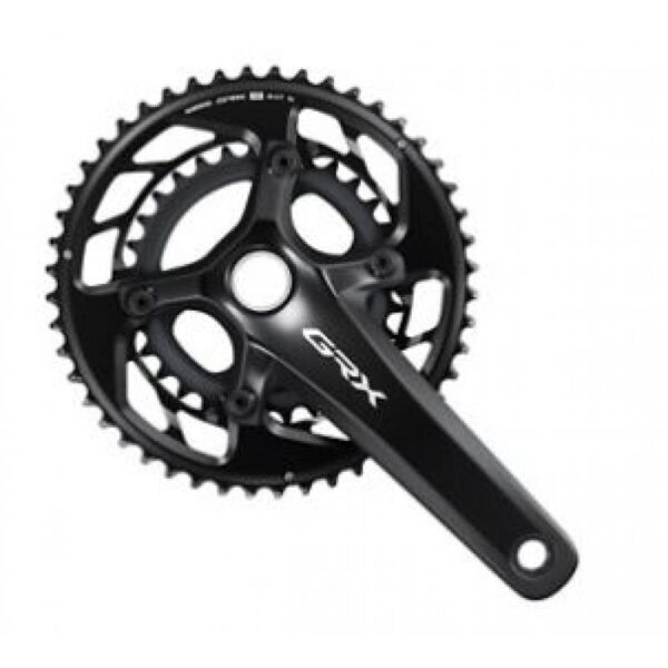 Shimano SHIMANO GRX Kranksett FC-RX820-2 HOLLOWTECH II 12 -delt 165,0 mm 48–31T Serie-farge Uten kranklagerd Sykkelopplevelser AS 1