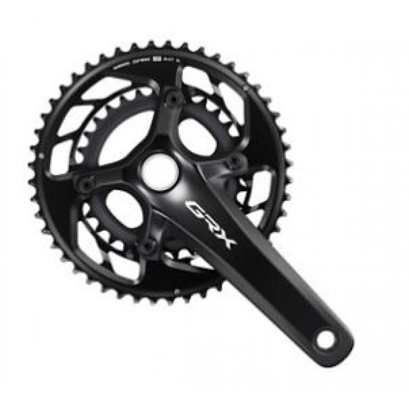 Shimano SHIMANO GRX Kranksett FC-RX820-2 HOLLOWTECH II 12 -delt 165,0 mm 48–31T Serie-farge Uten kranklagerd Sykkelopplevelser AS 1