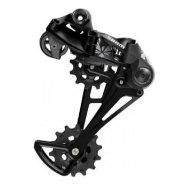 Sram SRAM Rear derailleur NX Eagle 12 speed Long cage Black Grey graphics Sykkelopplevelser AS 1