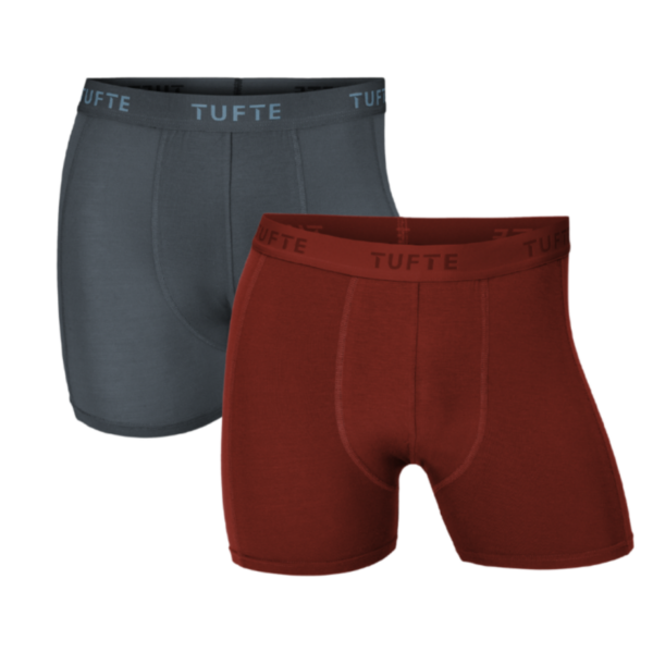 Tufte Tufte Wear M Softboost Boxer Briefs 2-Pk 3953 Sykkelopplevelser AS 1
